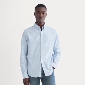 Men’s Everlane 100% Cotton Blue Uniform Oxford Shirt - Large